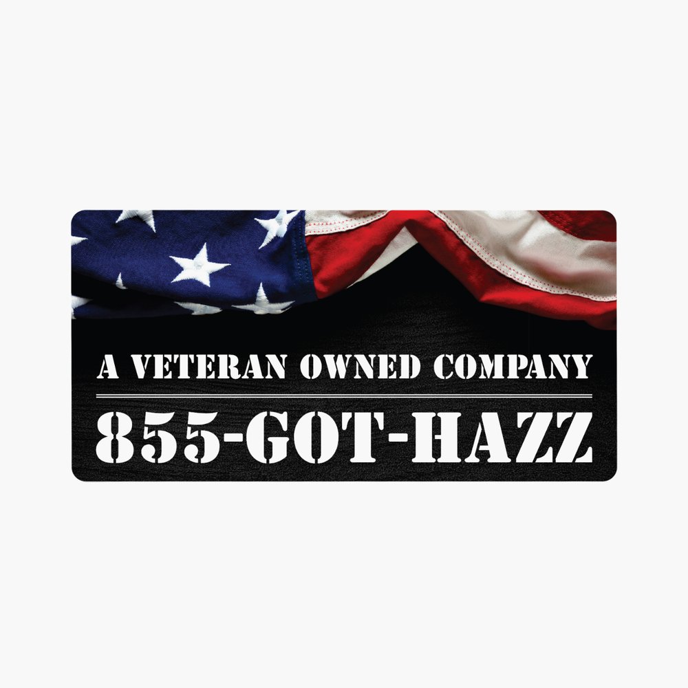 A Veteran Owned Company — 855-GOT-HAZZ